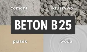 Składniki betonu B25: cement, kruszywo, piasek, woda. Dowiedz się, jaki żwir do betonu będzie najlepszy.